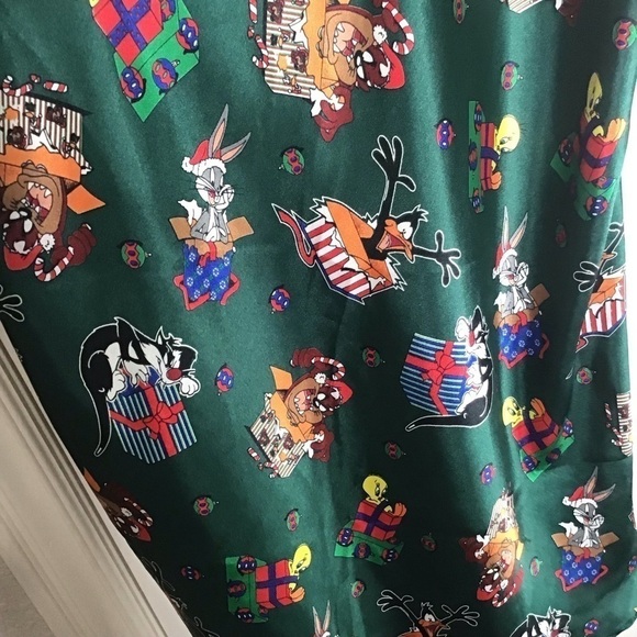 Vintage 90’s Looney Tunes Christmas Slip Dress Size Medium. - Picture 5 of 10
